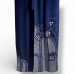 KIMONO EN SOIE BLEU ET MOTIFS SHIBORI BLANCS 007-4 (M)