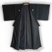 KIMONO HOMME FORMEL NOIR EN SOIE 007-43 (LL)