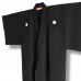 KIMONO HOMME FORMEL NOIR EN SOIE 007-43 (LL)