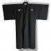 KIMONO HOMME FORMEL NOIR EN SOIE 007-43 (LL)
