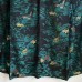 KIMONO FEMME VINTAGE NOIR & VERT EN SOIE 007-52 (M)