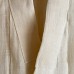 KIMONO D'ÉTÉ VINTAGE EN LIN ÉCRU  007-53 (M)