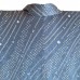 KIMONO BLEU ET BLANC EN SOIE MIXTE  007-6 (M)