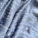 KIMONO BLEU ET BLANC EN SOIE MIXTE  007-6 (M)