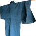 KIMONO HOMME D'ÉTÉ BLEU EN SOIE 008-108K (M)