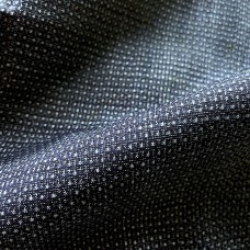KIMONO HOMME BLEU-NOIR EN SOIE 008-129