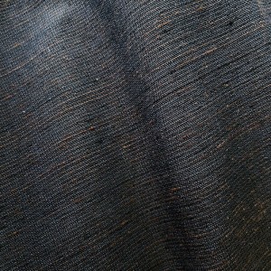 KIMONO HOMME INDIGO EN SOIE SAUVAGE 008-131K (M)