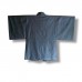 HAORI BLEU EN SOIE QUADRILLÉE 008-133 (L) HAORI BLEU EN SOIE QUADRILLÉE 008-133 (L)