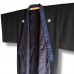 KIMONO HOMME FORMEL NOIR EN SOIE 008-134 (LL)