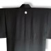 KIMONO HOMME FORMEL NOIR EN SOIE 008-134 (LL)