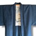 HAORI HOMME BLEU EN SOIE ORIGINALE 008-136 (L)
