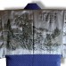 KIMONO & HAORI FORMELS EN POLYESTER BLEU  008-142 (LL)