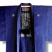 KIMONO & HAORI FORMELS EN POLYESTER BLEU  008-142 (LL)