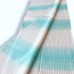 OBIAGE TURQUOISE RAYÉ EN SOIE 008-172