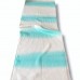 OBIAGE TURQUOISE RAYÉ EN SOIE 008-172