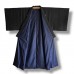 KIMONO HOMME FORMEL NOIR EN SOIE 008-196 (M)