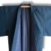 KIMONO JAPONAIS HOMME BLEU EN SOIE 008-200 (L)