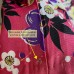 KIMONO FEMME D'ÉTÉ EN SOIE VINTAGE 008-210 (S) (non doublé)