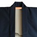 HAORI DE VILLE BLEU NUIT EN SOIE TSUMUGI 008-22 (LL)