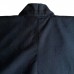 HAORI DE VILLE BLEU NUIT EN SOIE TSUMUGI 008-22 (LL)