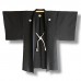 HAORI FORMEL NOIR EN SOIE AJOURÉE 008-255 (M) 