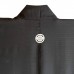 HAORI FORMEL NOIR EN SOIE AJOURÉE 008-255 (M) 