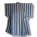 KIMONO FEMME ETÉ BLEU EN SOIE RAYÉE 008-270 (M) (non doublé) KIMONO FEMME ETÉ BLEU EN SOIE RAYÉE 008-270 (M) (non doublé)