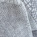KIMONO FEMME ÉTÉ EN SOIE GRIS-BLEU EFFET PATCHWORK 008-276 (M) (non doublé)