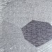 KIMONO FEMME ÉTÉ EN SOIE GRIS-BLEU EFFET PATCHWORK 008-276 (M) (non doublé)