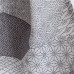 KIMONO FEMME ÉTÉ EN SOIE GRIS-BLEU EFFET PATCHWORK 008-276 (M) (non doublé)