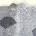 KIMONO FEMME ÉTÉ EN SOIE GRIS-BLEU EFFET PATCHWORK 008-276 (M) (non doublé)