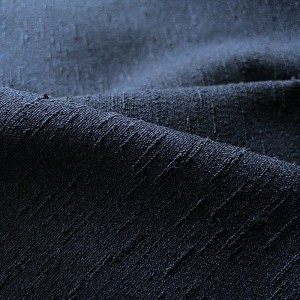 KIMONO D'ÉTÉ HOMME EN SOIE BLEU NUIT 008-278 (LL)