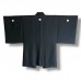 HAORI FORMEL NOIR ÉTÉ EN SOIE AJOURÉE 008-297 (L)