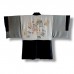 ENSEMBLE KIMONO & HAORI FORMELS EN SOIE NOIRE 008-299 (M)