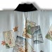 ENSEMBLE KIMONO & HAORI FORMELS EN SOIE NOIRE 008-299 (M)
