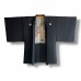 ENSEMBLE KIMONO & HAORI FORMELS EN SOIE NOIRE 008-299 (M)