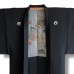 ENSEMBLE KIMONO & HAORI FORMELS EN SOIE NOIRE 008-299 (M)