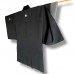 ENSEMBLE KIMONO & HAORI FORMELS EN SOIE NOIRE 008-299 (M)