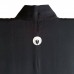 ENSEMBLE KIMONO & HAORI FORMELS EN SOIE NOIRE 008-299 (M)