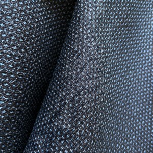 KIMONO HOMME BLEU NUIT EN SOIE ± ÉPAIS 008-34 (L)