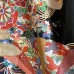 KIMONO FEMME VINTAGE + OBI VINTAGE 008-352 (M)