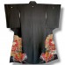 KIMONO FEMME VINTAGE + OBI VINTAGE 008-352 (M)