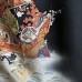 KIMONO TOMESODE VINTAGE NOIR EN SOIE 008-356 (M)