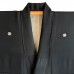 KIMONO TOMESODE VINTAGE NOIR EN SOIE 008-356 (M)