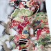 KIMONO VINTAGE NOIR EN SOIE & MOTIFS COLORÉS 008-359 (S)