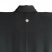 KIMONO VINTAGE NOIR EN SOIE & MOTIFS COLORÉS 008-359 (S)
