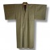 KIMONO JAPONAIS HOMME KAKI EN SOIE 008-365 (L)