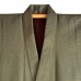 KIMONO JAPONAIS HOMME KAKI EN SOIE 008-365 (L)