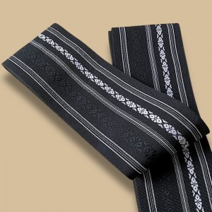 OBI DOUBLÉ NOIR & BLANC EN POLYESTER 008-369