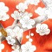 KIMONO FEMME VINTAGE SOIE & FLEURS DE PRUNIER 008-386 (S) KIMONO FEMME VINTAGE SOIE & FLEURS DE PRUNIER 008-386 (S)